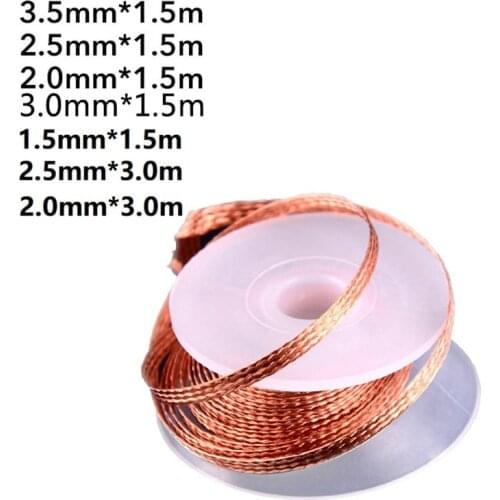 1/2/3/4/5/10PCs Desoldering Wick Desoldering Braid Solder Remover Wick Cable Wire Solder Removal Tool 1.5M Soldering Tools