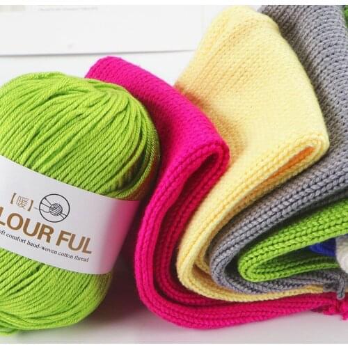 500g Cashmere Bamboo Fiber Crochet For Yarn Hand Knitting Merino Wool ECO-Dyed Sweater Doll Handicraft Materials Lana Para Tejer