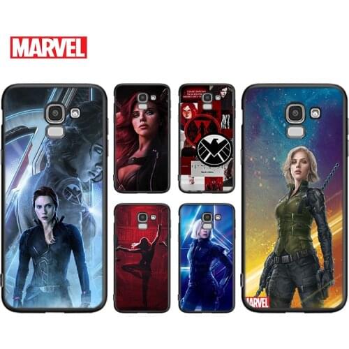 Marvel Avengers Black Widow For Samsung Galaxy J8 J7 J6 J5 J4 J3 J530 j730 Duo Core EU Prime Star 2018 2017 2016 Phone Case