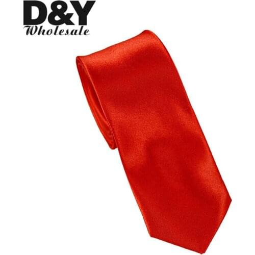 Necktie Mens Ties 5cm/2inch wide "Red" Solid Color Fashion Woven Classic Formal Dress Gift Cravat Men`s Jacquard Ties For Men
