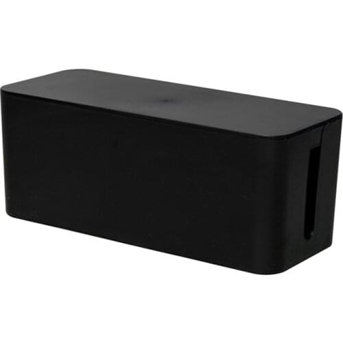 Cable Management Box Cord Organizer Box Power Strip Surge Protector Cover TV Cord Box for Home Office