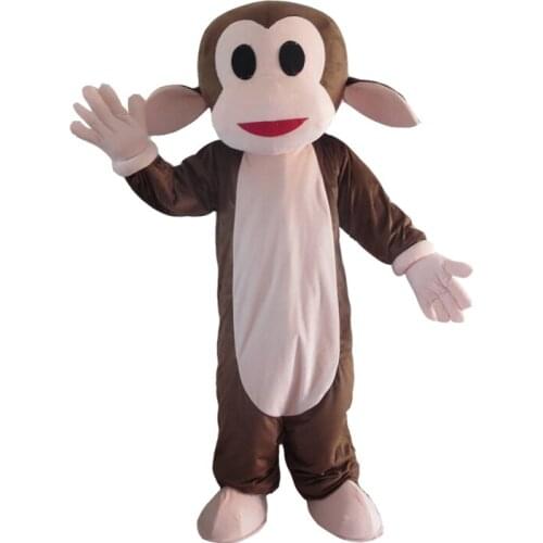 Monkey Costume Cosplay Outfits Adult Women Men Cartoon Animal Mascot costume For Carnival Festival Commercial Activity