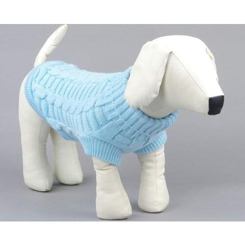 Cute Pet Puppy Cat Dog Warm Jumper Sweater Knitwear Coat Apparel Autumn Winter Small Medium Dog Clothes Knitting Crochet Apparel
