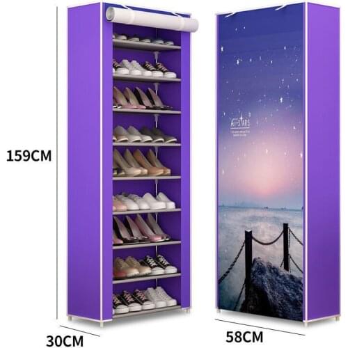 Multilayer Shoe Rack Organizer Non-woven Shoe Cabinets Space-saving Stand Holder Home Furniture Modern Assemble Shoe Shelves