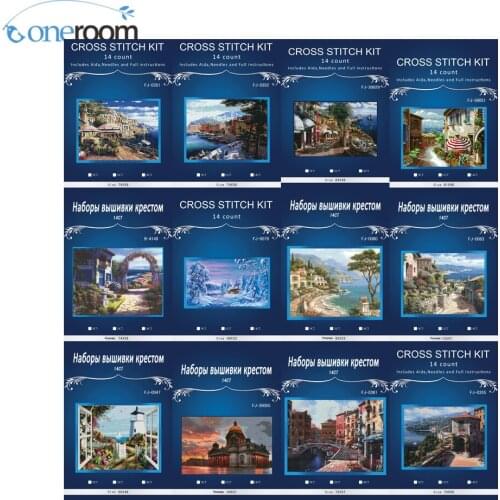 Mediterranean style Free Delivery Counted Cross Stitch Kit romantic dimensions dmc Cross stitch sets embroidery kits