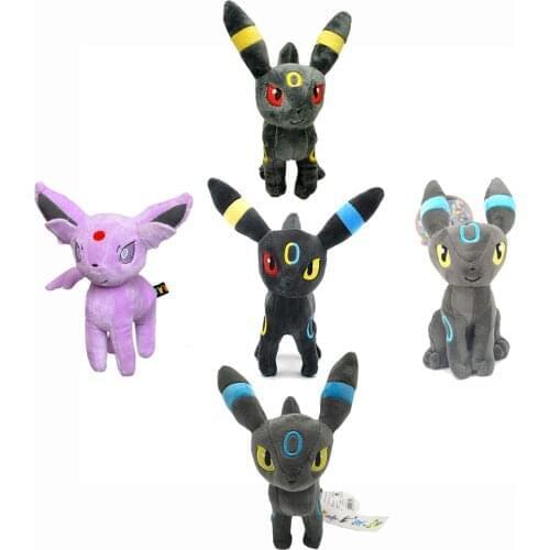 New 3 Styles Half Shiny Umbreon 9“ 23CM Plush Doll