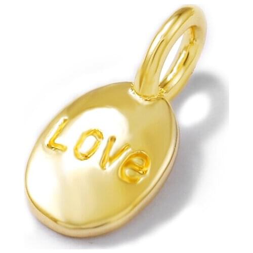 Factory wholesale Gold Color Brass Charms Pendants For Necklace and Bracelet Earring Diy Jewelry Making Supplies Accessories