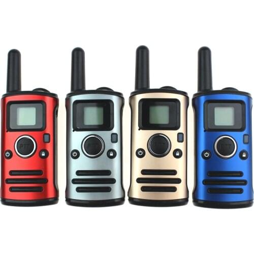 2pcs Mini Walkie Talkie Kids Radio UHF Q1 Commercial Type Interphone Wireless Outdoor Walkie-Talkie For Children Hotel