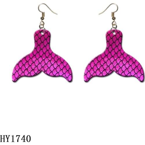 Mermaid tail earrings cutting dies die cut & wooden dies Suitable for common die cutting machines on the marke