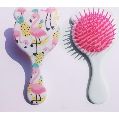 Hair Styling Comb Cartoon Cute Air Bag Comb Hairbrush Salon Hairdressing Straight Curly Hair Comb Women Detangling Hair Brush