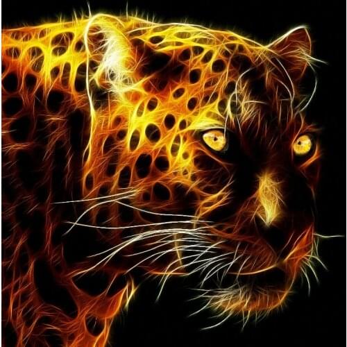 Leopard 5D DIY Diamond Painting Full Round Drill AB Resin Embroidery Animals Mosaic Art Rhinestones Stickers Decor Home Wall