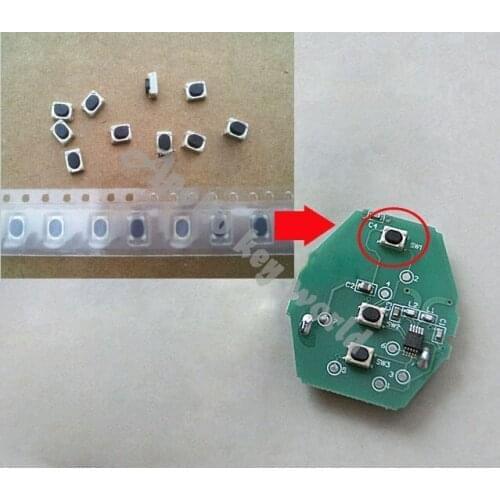 SMD MICRO SWITCH TACTILE PUSH BUTTON FOR LAND ROVER BMW X3 X5 EWS BUICK CRUZE LACROSSE REMOTE KE (SIZE:4.2*3.2*2.5)