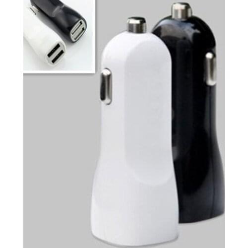 200pcs/lot*2.1A duck mouth type USB Dual Port Universal Micro Car Charger 2 USB Devices adapter for iphone for samsung for HTC