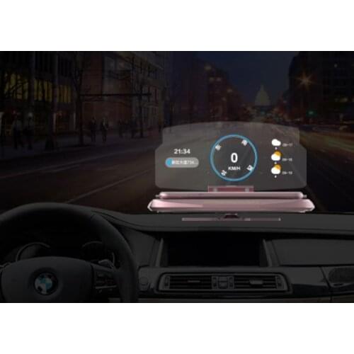 50pcs Universal Car HUD Head Up Display Mobile Phone GPS Navigation HUD Bracket For Smart Phone