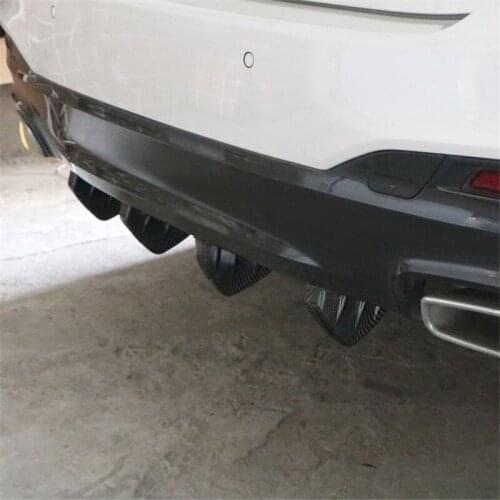 4pcs Universal Car Rear Bumper Cast Shark Spoiler For Mazda 2 3 5 6 CX5 CX7 CX9 Atenza Axela