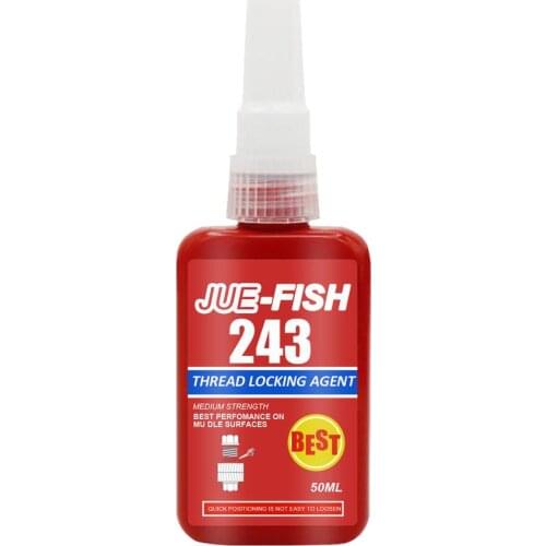 50ml Sealing Screw Glue Retainer Locking Adhesive Metal Screw Anaerobic Adhesive 243 Glue Locking Agent Anti-corrosion