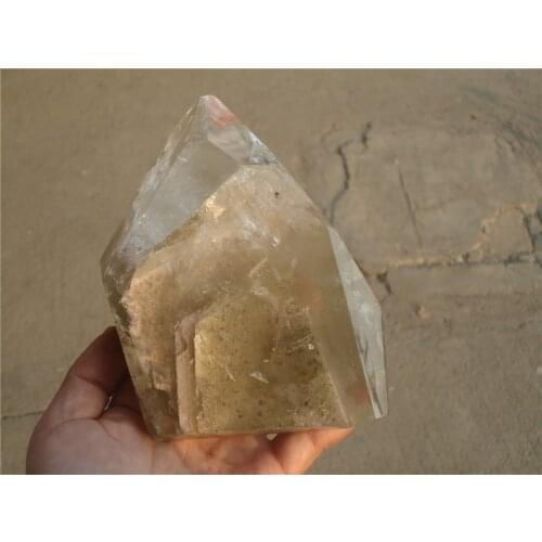 1055g Natural Multi-layer mountain Phantom Quartz Crystal Stone Mineral Specimen Irregular Shape Reiki Healing Home Decoration