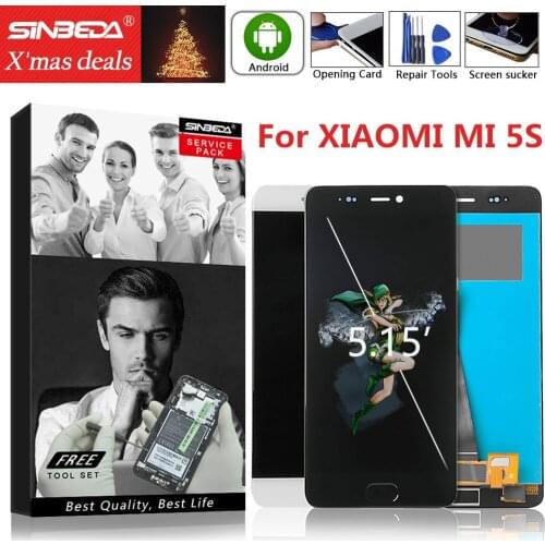 5.15 Inch LCD For XIAOMI Mi 5S MI5S LCD Display Touch Screen With Frame Digitizer Assembly 100% Tested Replacement Parts