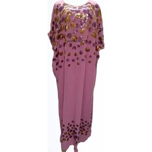 African Dresses For Women 2021 New African Loose Design Womens 3/4 Sleeve polyester plus size long dress
