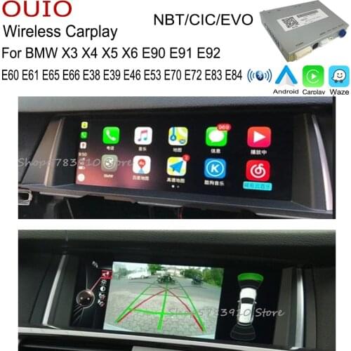 Wireless carplay Android Carlief interface For BMW X3 X4 X5 X6 E90 E91 E92 E60 E61 E65 E66 E38 E39 E46 E53 E70 E72 E83 E84