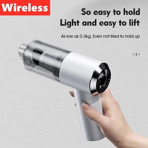 Wireless Portable vacuum cleaner for car&home Handheld Auto Vaccum 6000PA 120W High Suction Rechargeable Mini Vacuum Cleaner