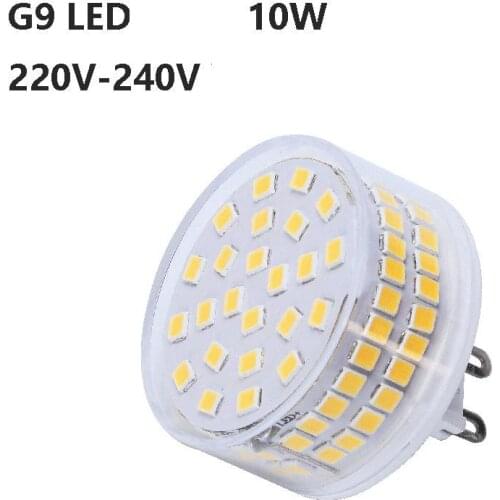 G9 LED Bulb Dimmable AC220V 10W 88LED SMD2835 No Flicker LED Light Lamp 1000LM Chandelier Light Replace Halogen Lighting