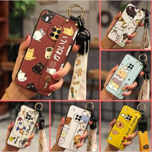 Cover Dirt-resistant Phone Case For Huawei Y9a Soft Case Original Lanyard Cute New For Woman