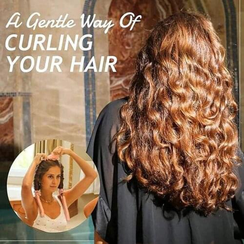 Heatless Curling Rod Headband No Heat Curls Ribbon Hair Rollers Sleeping Soft Headband Hair Curlers DIY Hair Styling Tools