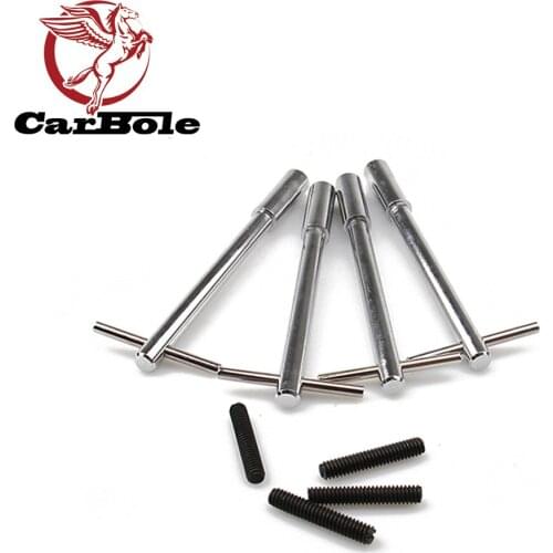 CARBOLE Set of 4 Valve Cover Wing Bolts 9820 Valve Cover Bolt/Stud, T-Bar Wing Bolts, L-5 in