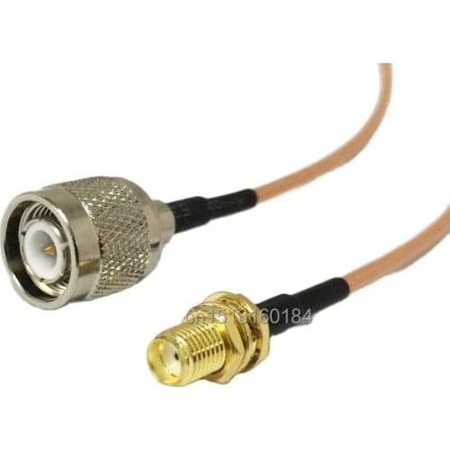 New Modem Coaxial Cable SMA Female Jack To TNC Male Plug Connector RG316 Cable Adapter 15CM 6inch RF Pigtail