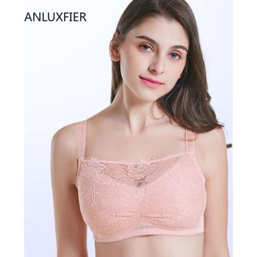 H4619 Breast Prosthesis Bra Set Without Steel Ring Cotton Underwear After Breasts Cancer Surgery Surgical Resection Women Bras