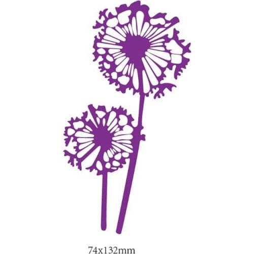 Dandelions Metal Cutting Dies Stencil Scrapbooking DIY Album Stamp Paper Emboss H58C