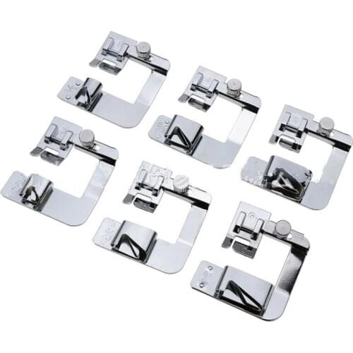 Multi-functional 1PC Domestic Sewing Machine Foot Presser Rolled Hem Feet Set Sewing Accessory 6 size