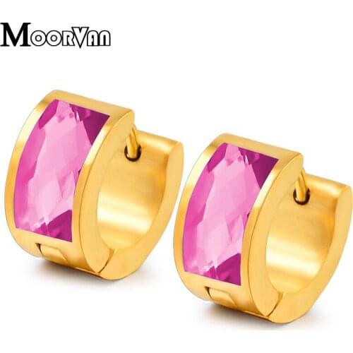 Женские золотые серьги Moorvan China At AliExpress
