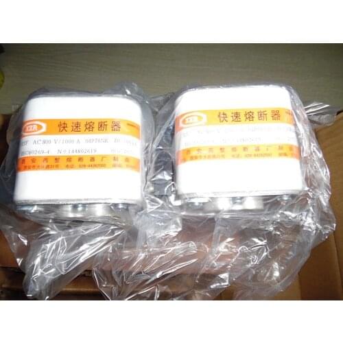 Fuses: RSF AC800V 1000A 04P76NK BC100KA / RSF-8L-660V 315A / RSF-3DL-700V 600A / RSF-3LK 800V 630A / RSF-500/300 500V 300A aR