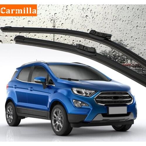 Carmilla Car Wiper Front Wiper Blades for Ford Ecosport 2018 2019 2020 Windshield Windscreen Front Window Wiper Blade
