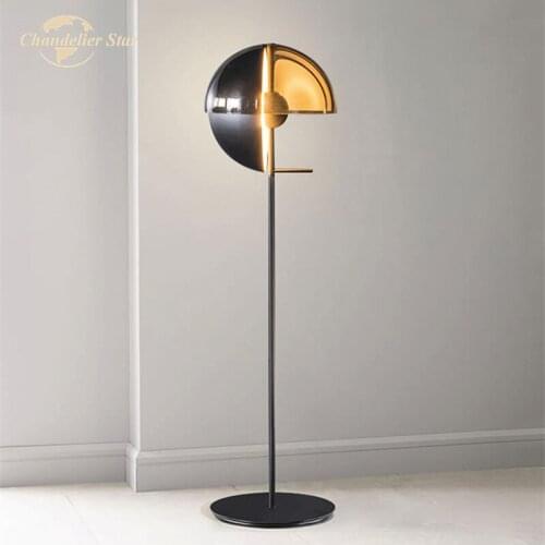 Modern LED Floor Lamps Creative Ball Glass Metal Indoor Lighting Fixture Home Decoration Bedroom Living Room Restaurant Lights