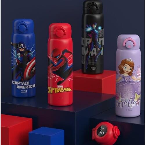 Disney Smart Stainless Steel Male and Female Student Thermos Portable Temperature Display Cup