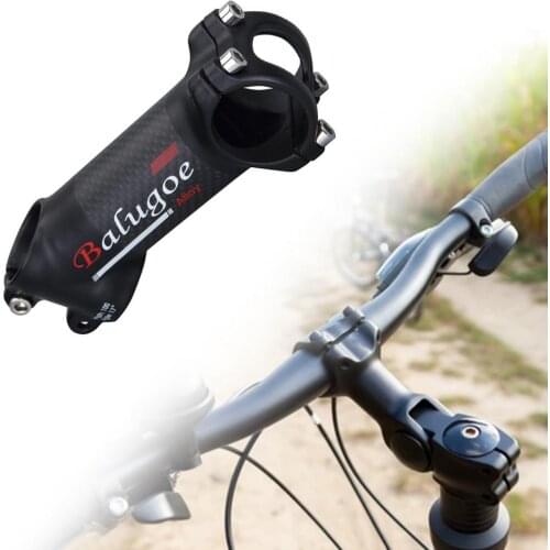 BALUGOE bicycle stem 17 degree 70-110mm carbon fiber aluminum alloy high-strength wear-resistant faucet modification accessories