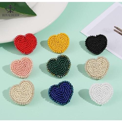 Vintage Bohemian Bead Tassel Drop Earrings for Women Wedding Colorful Statement Fringed Trendy Earrings Girls Party Gift