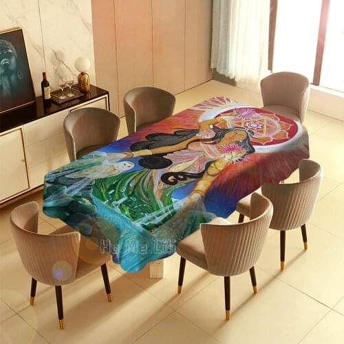 Divine Womens Door Art Tablecloth Vintage Indoor And Outdoor Unique Design