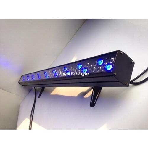 10pcs/lot ip20 indoor led strip bar dmx led rgbw washer wall light lyre wash bar led 72*3w