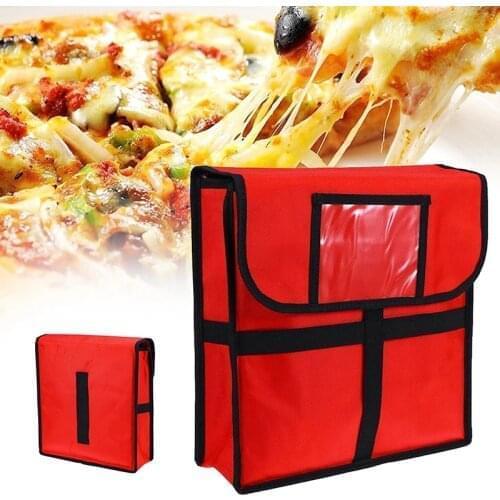 11Inch Pizza Delivery Bag Portable Food Cooler Tote Bento Insulated Waterproof Picnic Fruit Snack Drink Fresh-Keeping Container
