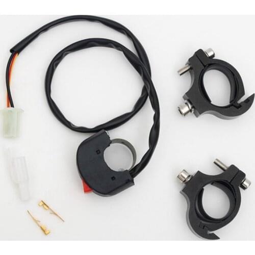 12V Motorcycle Bike Handlebar Kill Stop Switch ON/OFF Come with Button Bullet Connector and other assecary Free shipping