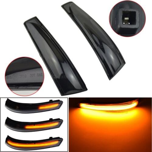 2PCS Dynamic Sequential Repeater Blinker For Hyundai i30 Elantra Avante MK5 MD Veloster LED Turn Signal Mirror light 2011-2015