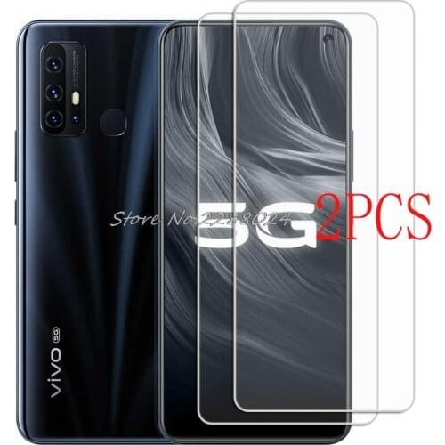 2PCS for vivo Z6 Tempered Glass Protective FOR vivo Z6 5G V1963A 6.57" Screen Protector Film phone Cover