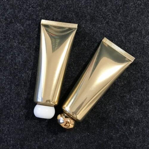 20pcs 80g gold Plastic Soft Tubes Empty Cosmetic Cream Emulsion Lotion Packaging Containers