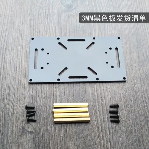 Acrylic Plate For Arduino DIY Smart Banlance Robot Car Fixed Support For Self Balancing Vehicle Chassis Remote Control