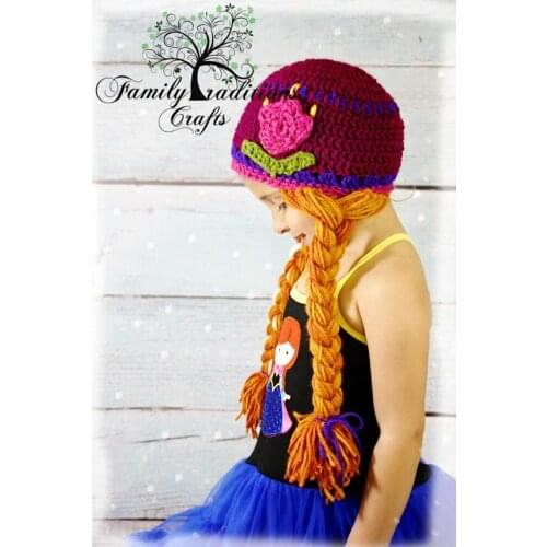 Free shipping, girls Princess hat , girls crochet hat , childrens handmade crochet hat caps , baby Photography Prop 100% cotton