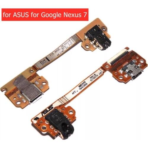 For ASUS for Google Nexus 7 USB Charger Connector Flex Cable USB Charging Earphone Jack Dock Flex Cable Repair Spare Parts